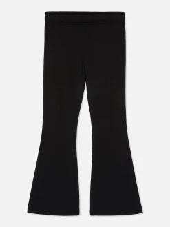 Leggings De Punto Acampanados