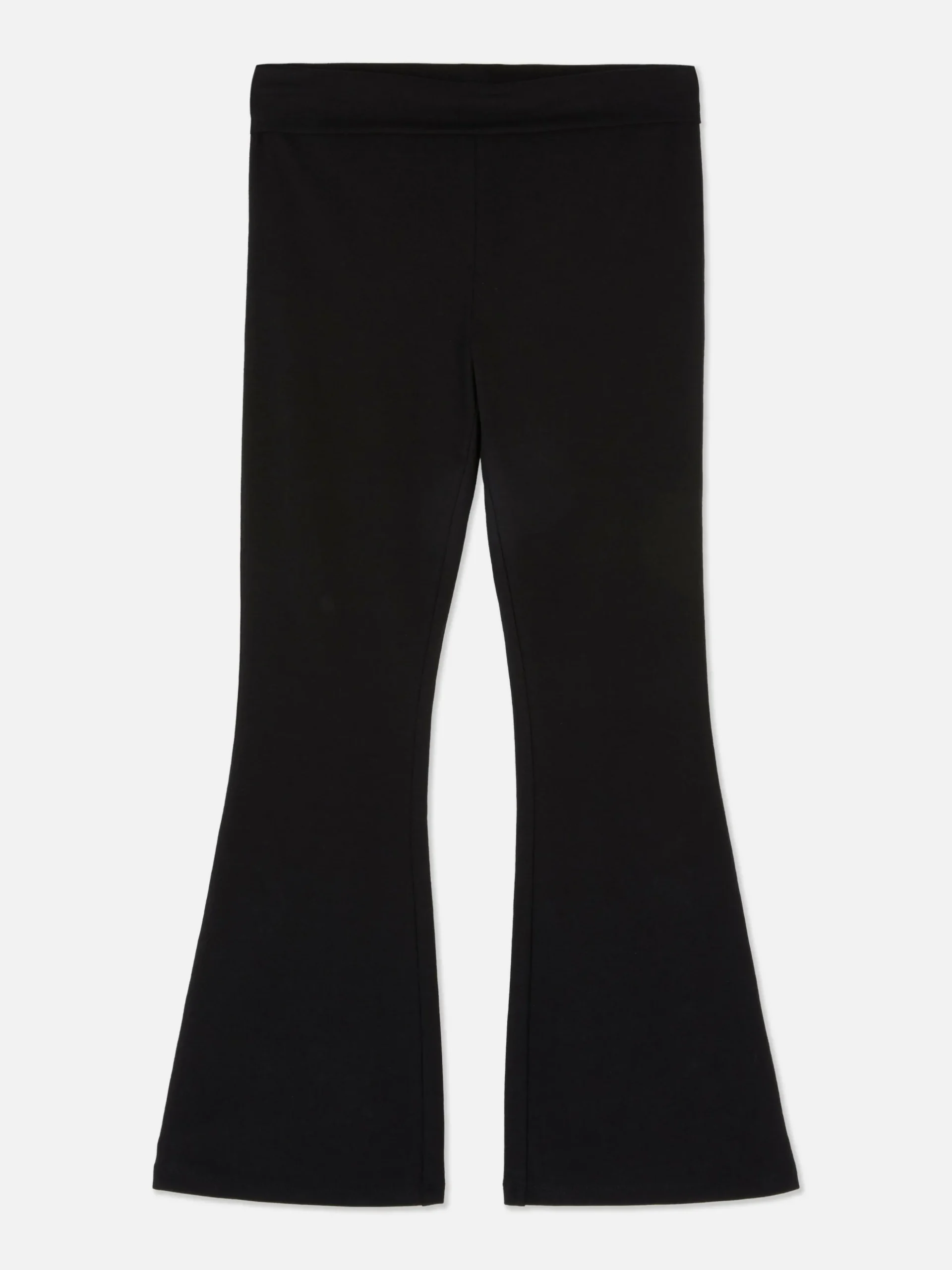 Leggings De Punto Acampanados
