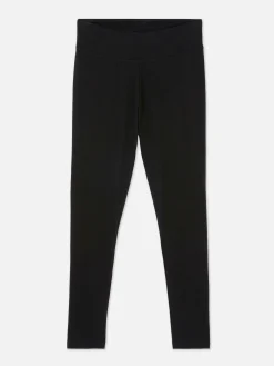 Leggings De Punto De Talle Alto
