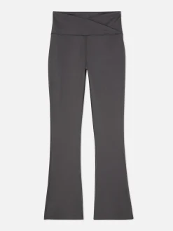 Leggings De Yoga Acampanados Con Cintura En «V»