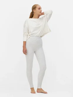 Leggings Jaspeados Con Forro Aterciopelado