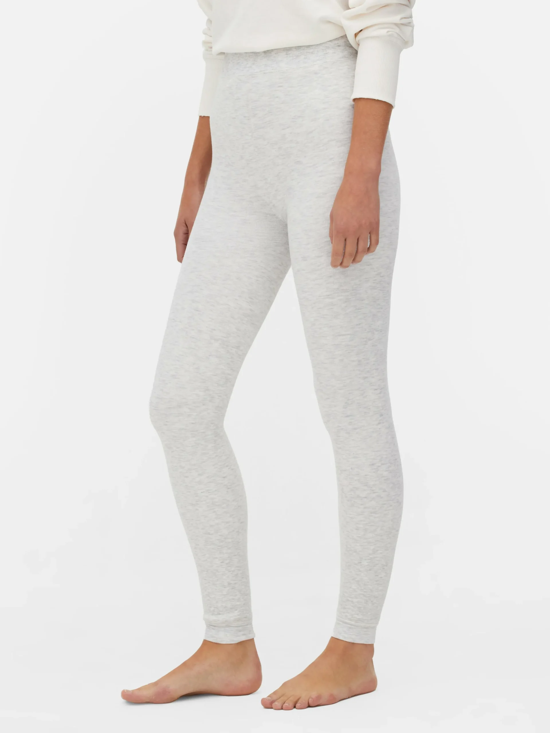 Leggings Jaspeados Con Forro Aterciopelado