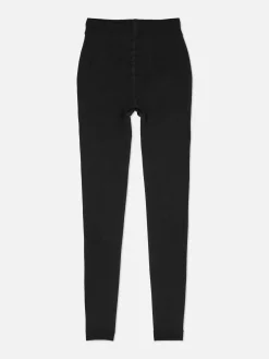 Leggings Suaves Forrados De Talle Alto