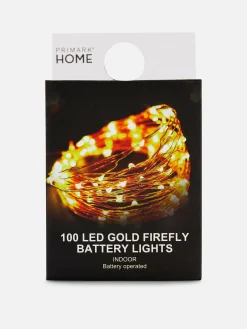 100 Luces LED Efecto Luciérnaga A Pilas
