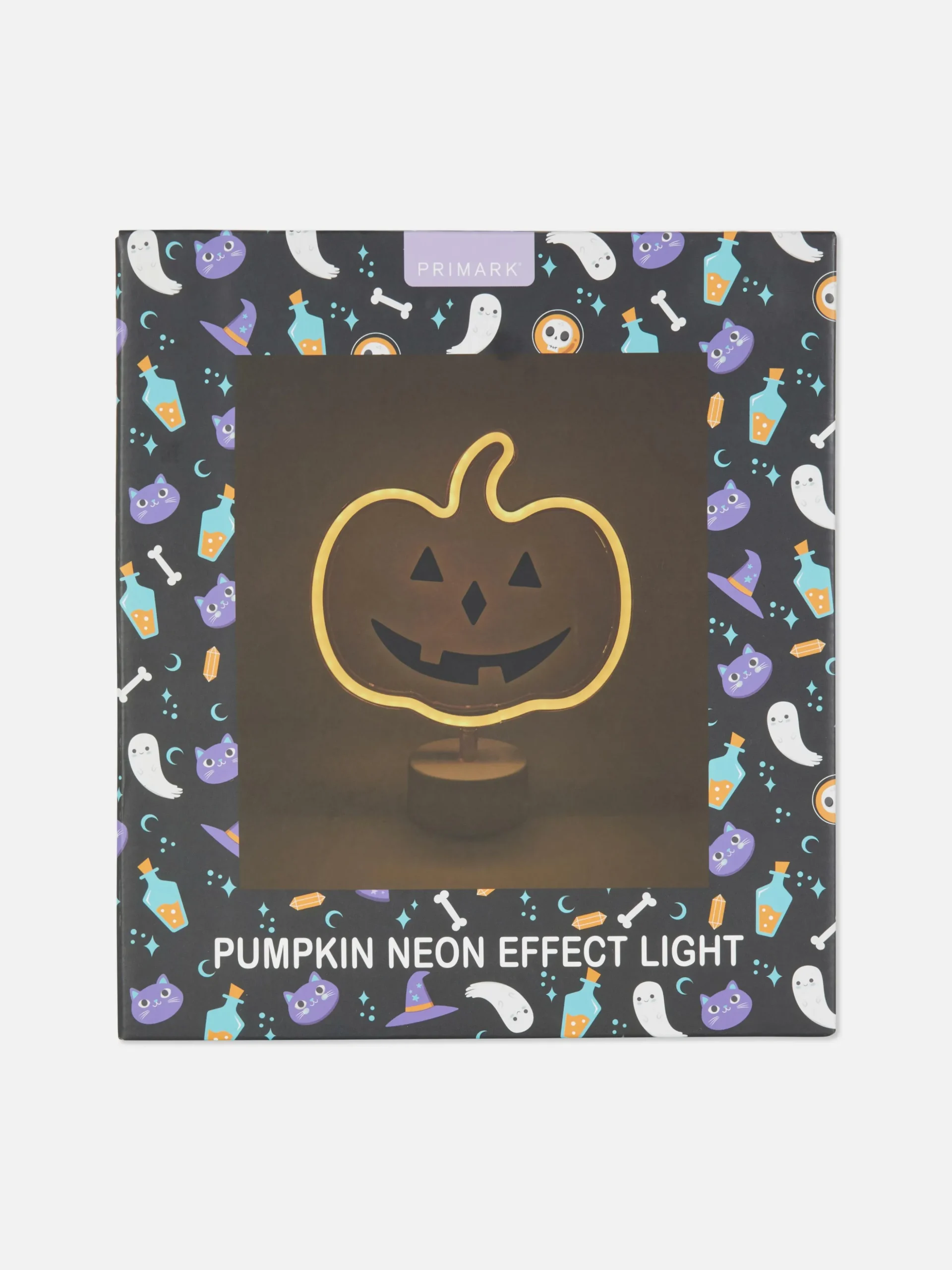 Luz LED De Neón De Calabaza De Halloween