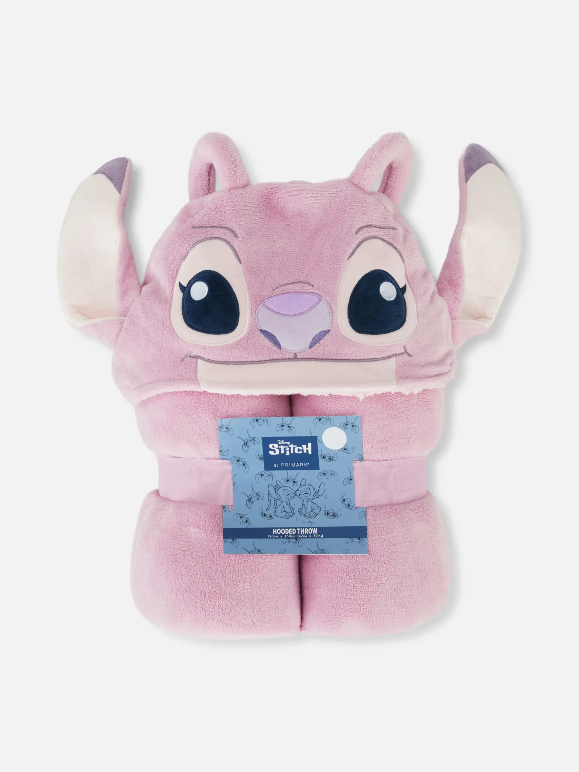 Manta Con Capucha De Ángel, Lilo Y Stitch, Disney