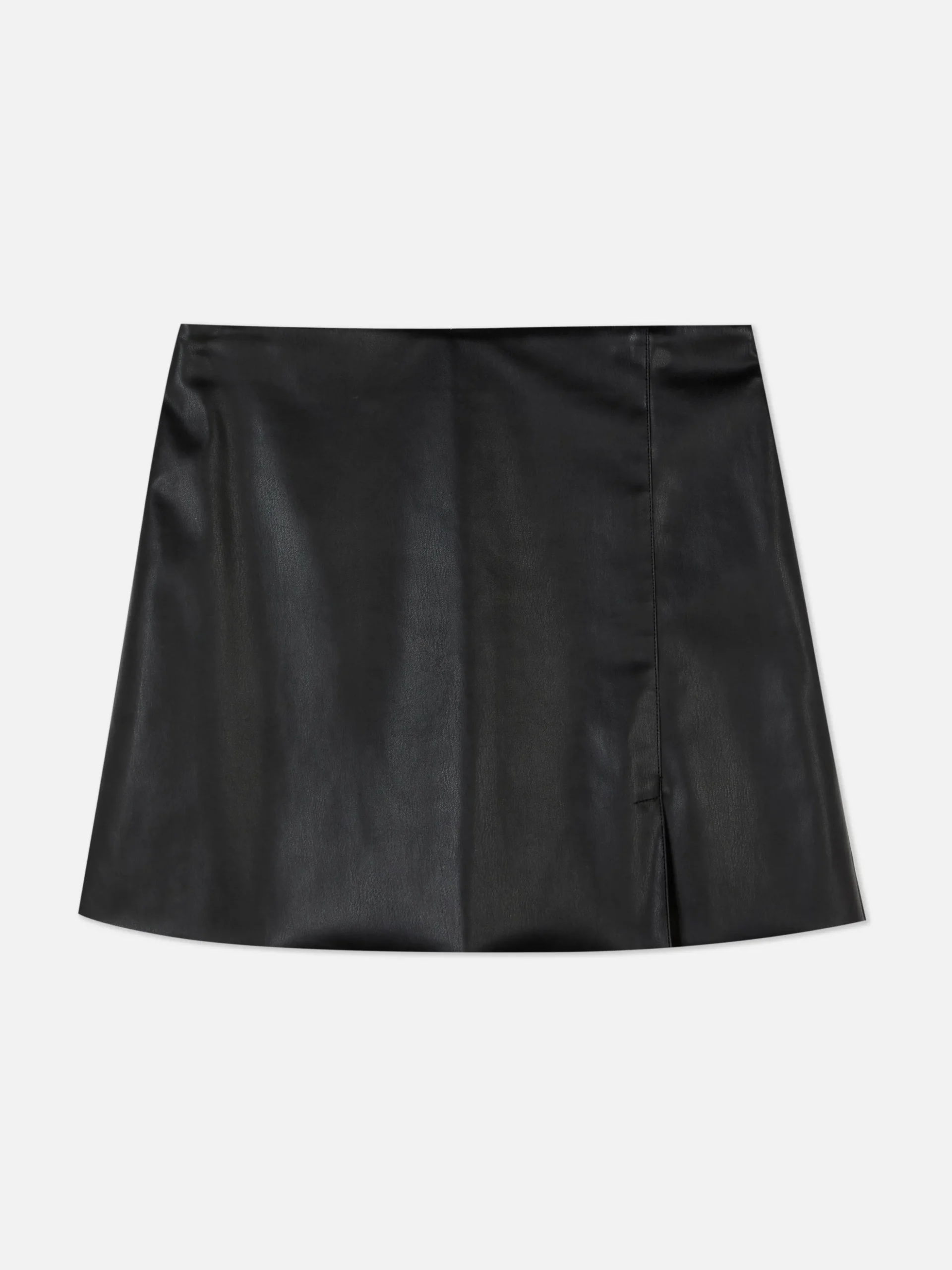 Minifalda De Cuero Sintético