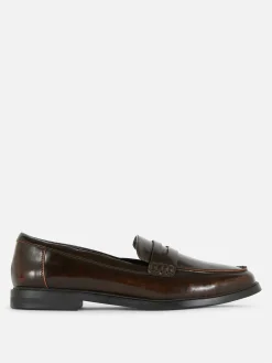 Mocasines De Piel Sintética