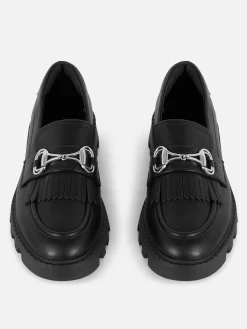 Mocasines Gruesos Con Flecos De Rita Ora