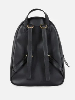 Mochila Guateada De Piel Sintética