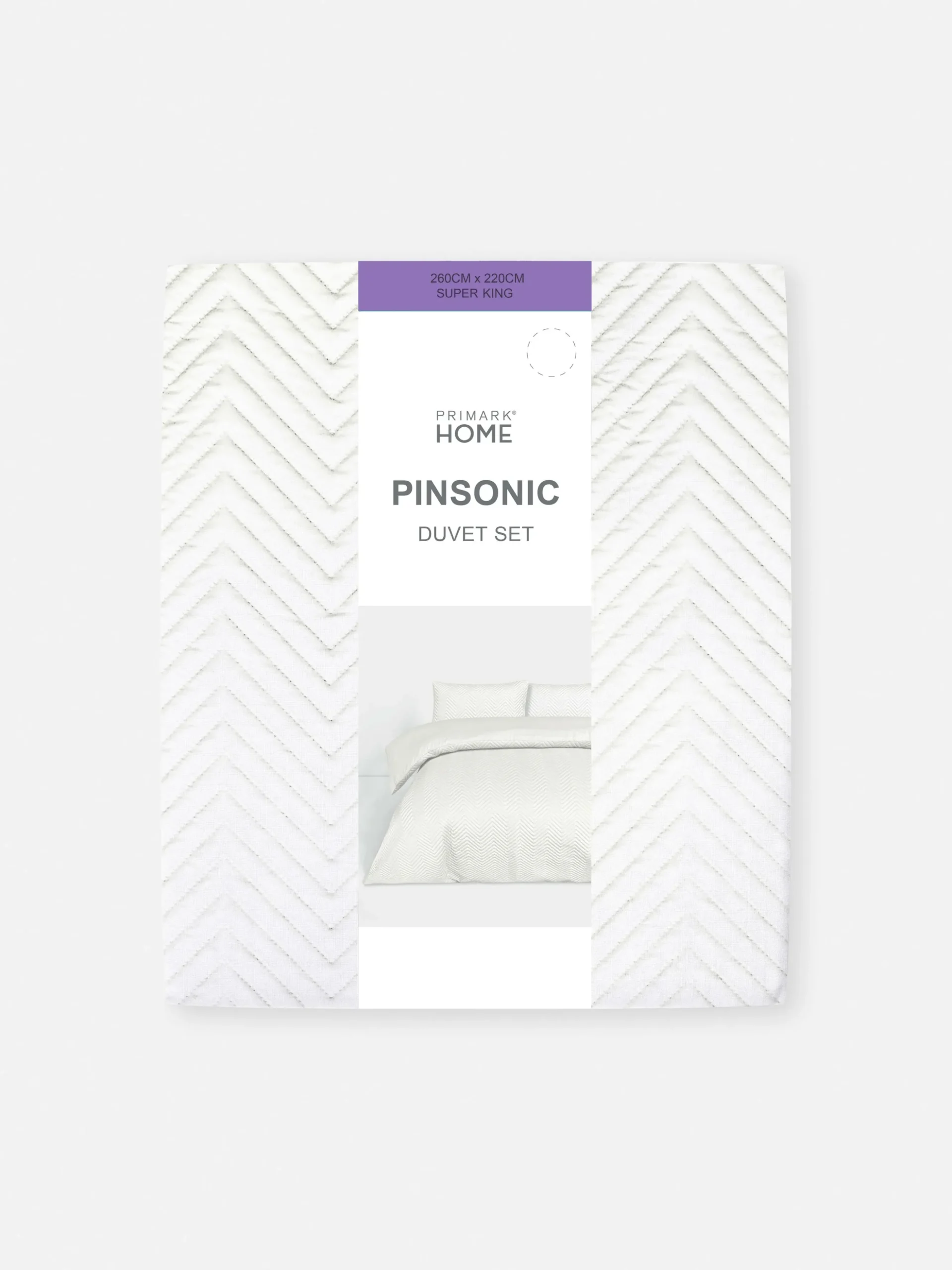 Nórdico En Zigzag De Pinsonic Para Cama Super King