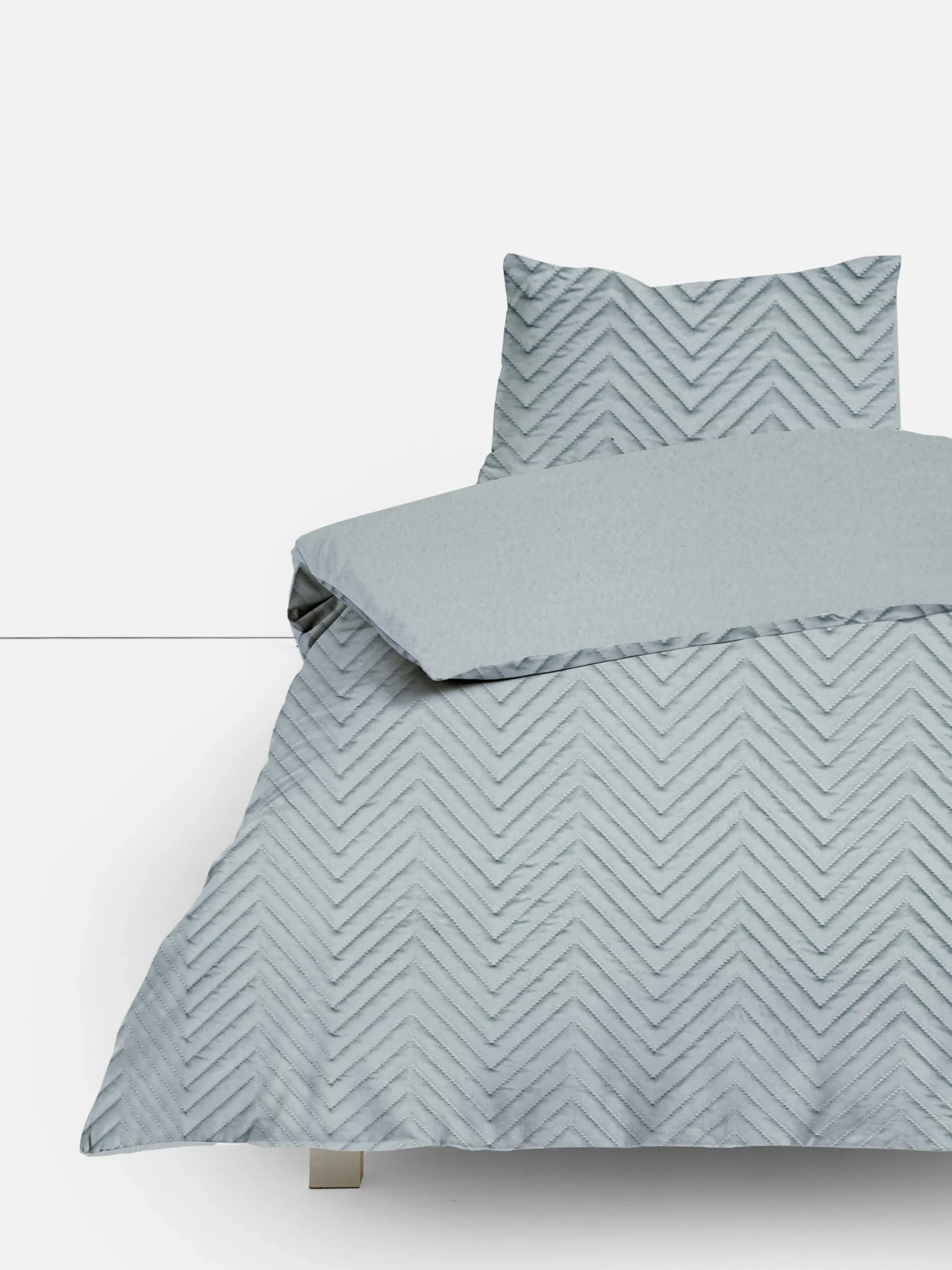 Nórdico Reversible Con Textura Para Cama Individual