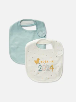 Pack De 2 Baberos De Tela De 2024