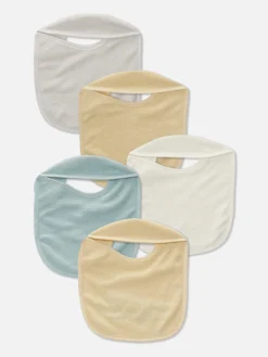 Pack De 5 Baberos Variados De Rizo