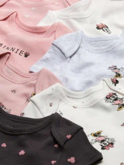 Pack De 7 Bodis Estampados De Minnie Mouse De Disney