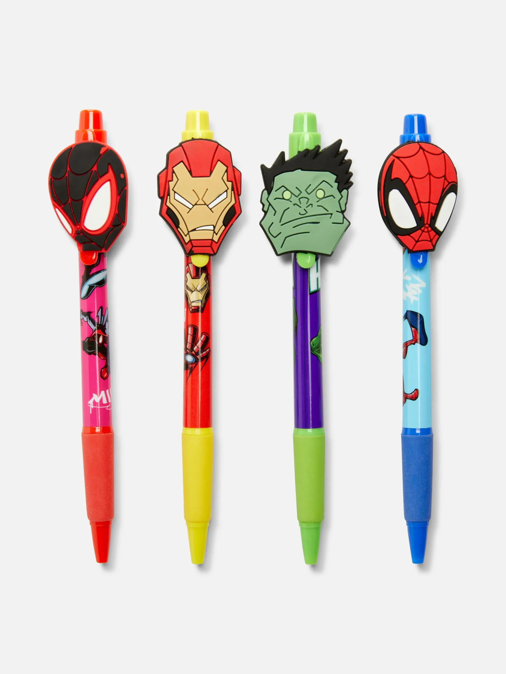 Pack De 4 Bolígrafos De Los Vengadores De Marvel