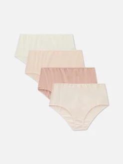 Pack De 4 Braguitas Altas De Diario