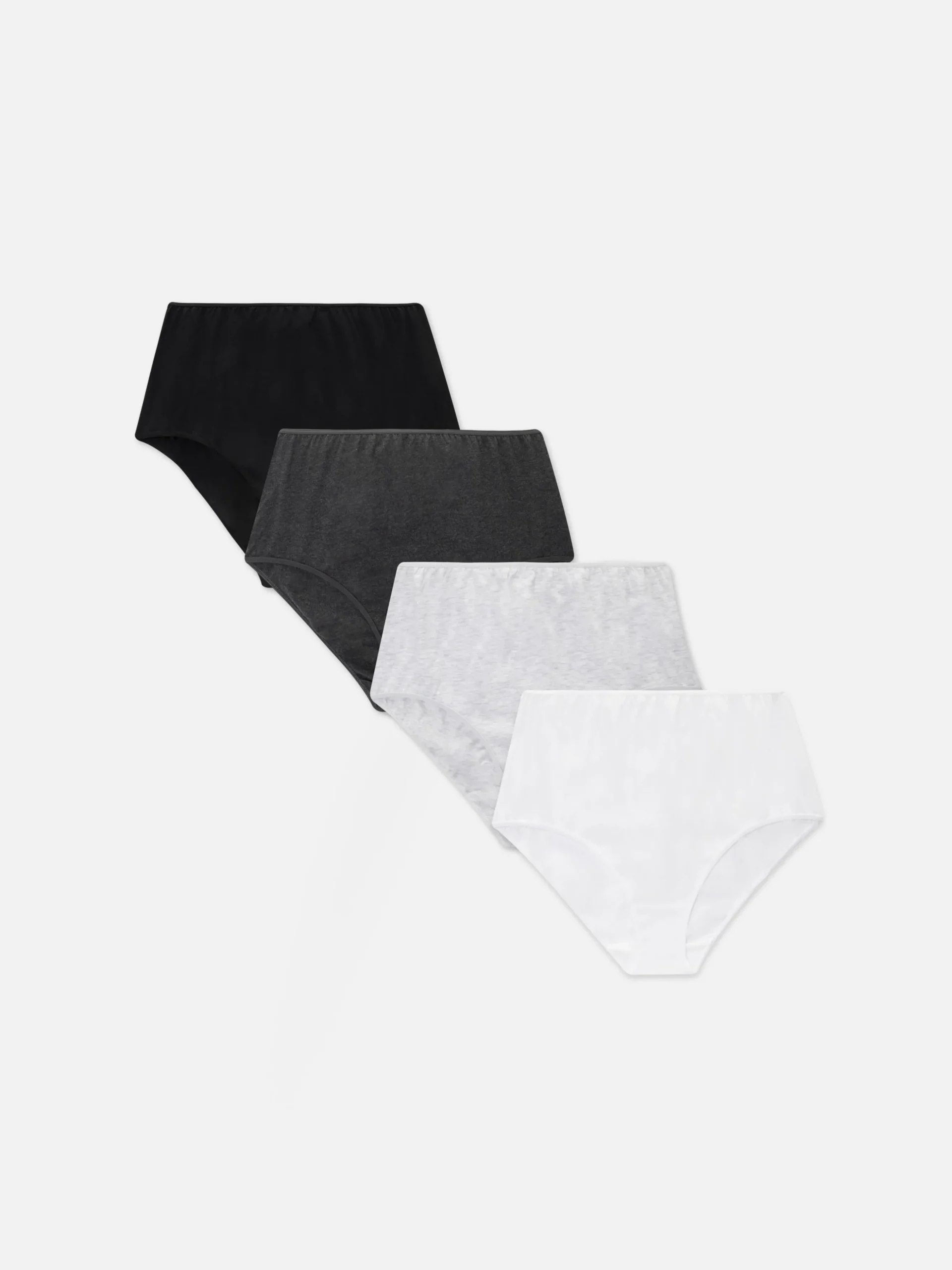 Pack De 4 Braguitas Altas En Distintos Tonos