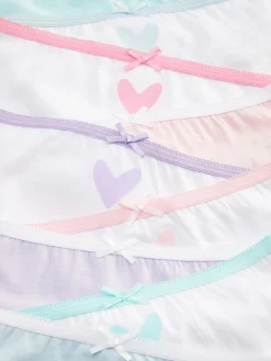 Pack De 10 Braguitas Con Estampado De Corazones