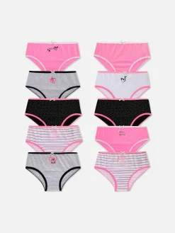 Pack De 10 Braguitas Con Estampado Gráfico