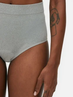 Pack De 3 Braguitas De Canalé De Cintura Alta