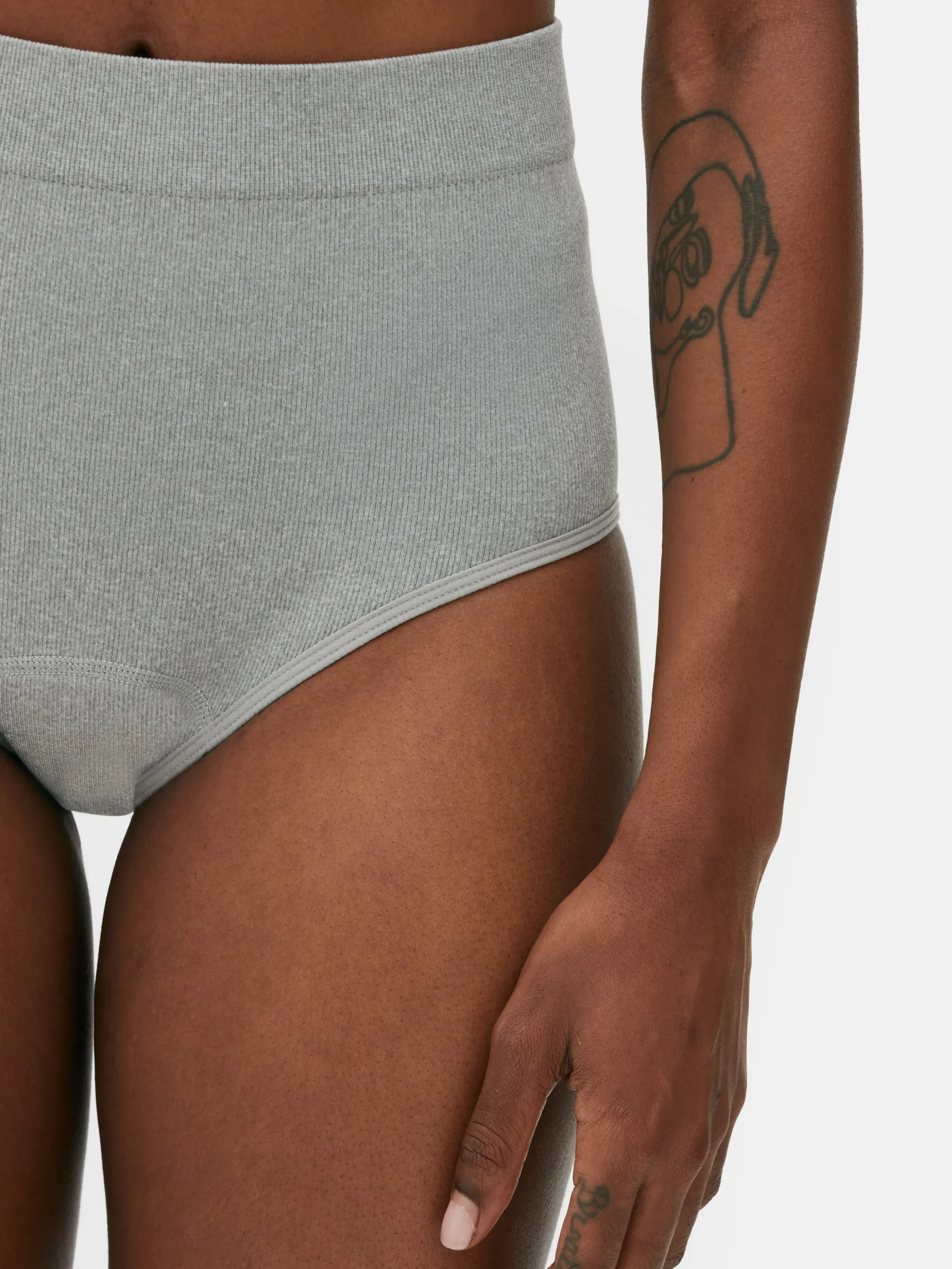 Pack De 3 Braguitas De Canalé De Cintura Alta