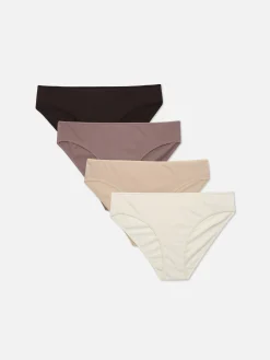 Pack De 4 Braguitas De Corte Bikini Surtidas