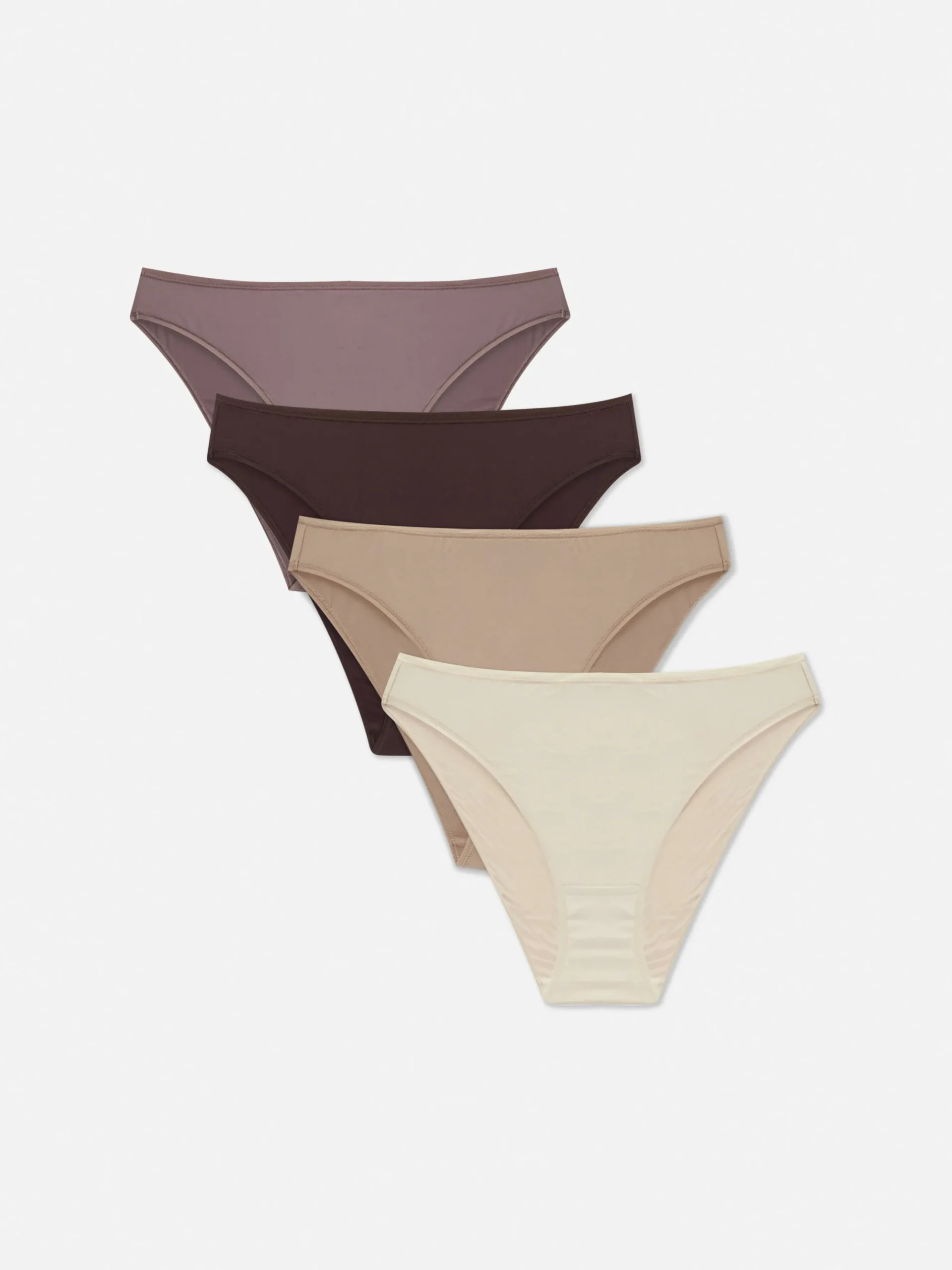 Pack De 4 Braguitas De Pernera Alta