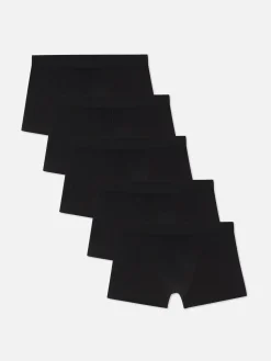Pack De 5 Braguitas De Talle Bajo En Mezcla De Modal