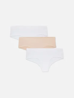 Pack De 3 Braguitas De Talle Bajo Sin Costuras