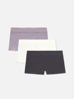 Pack De 3 Braguitas Tipo Bóxer Sin Costuras