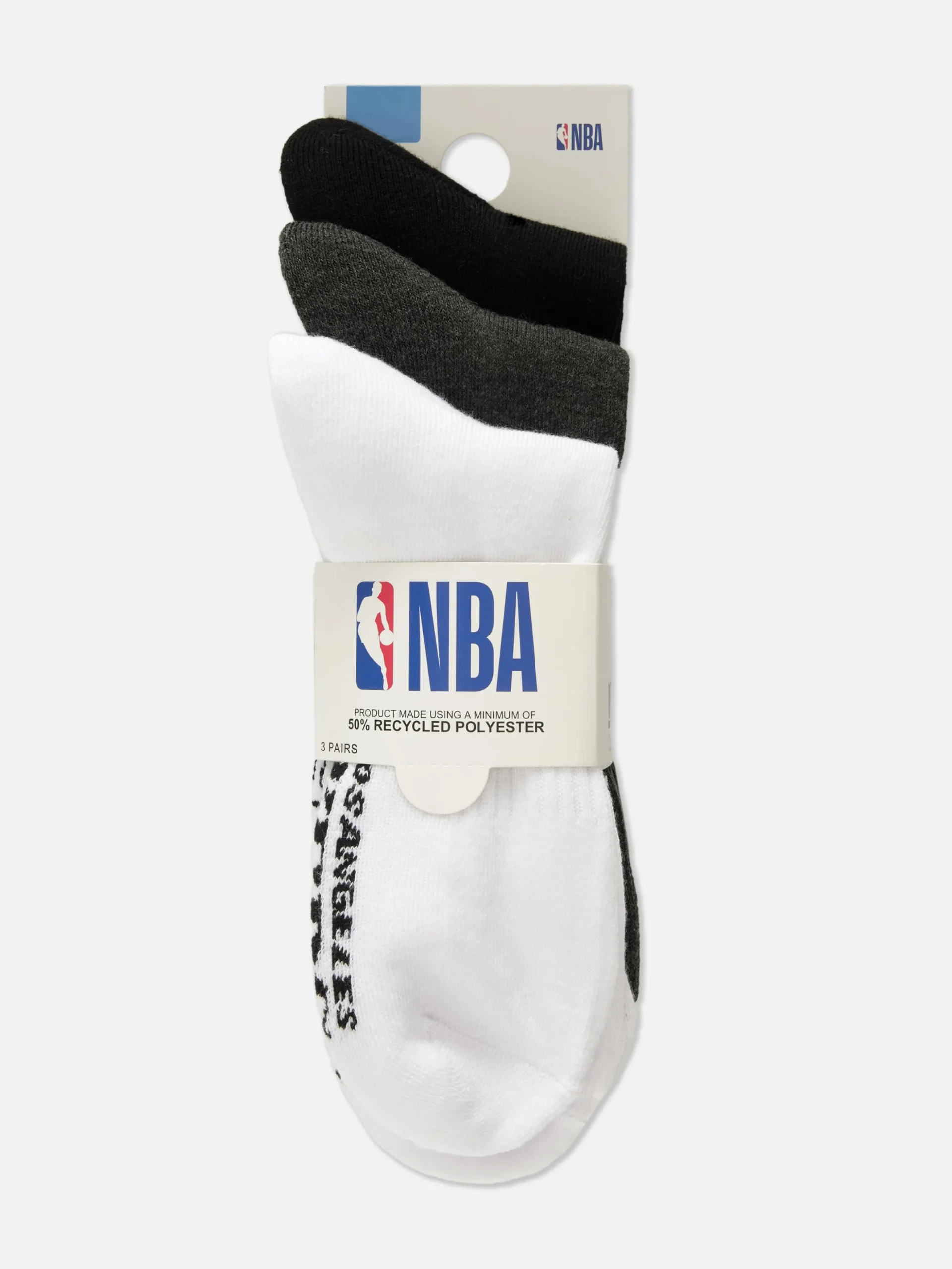 Pack De 3 Calcetines Altos De Los Angeles Lakers