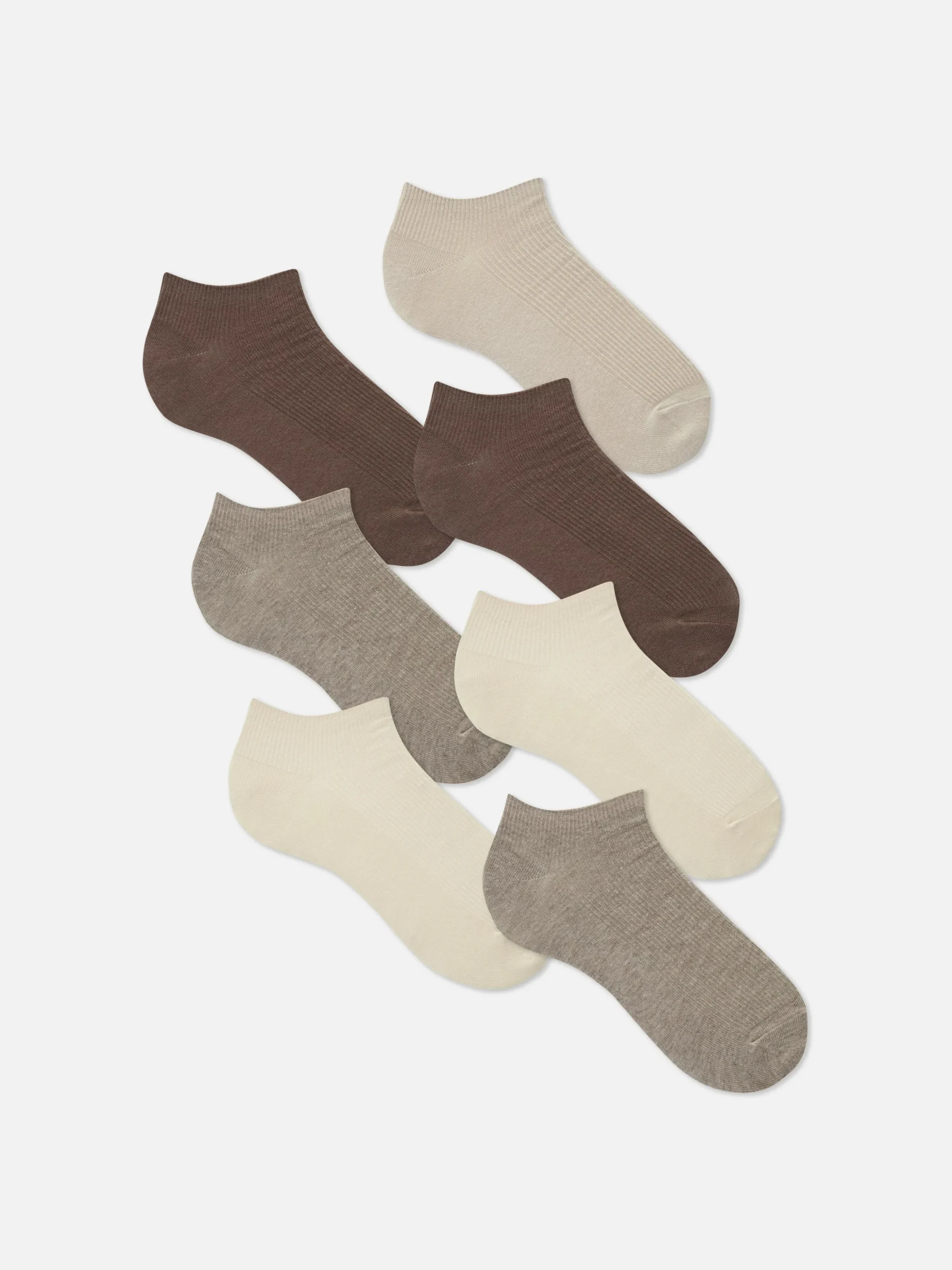 Pack De 7 Calcetines Deportivos Acanalados