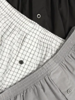 Pack De 3 Calzoncillos Bóxer A Cuadros Básicos