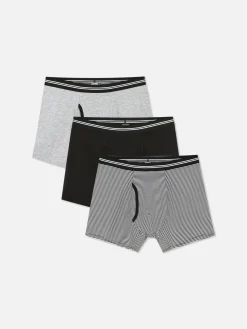 Pack De 3 Calzoncillos Con Cinturilla A Rayas