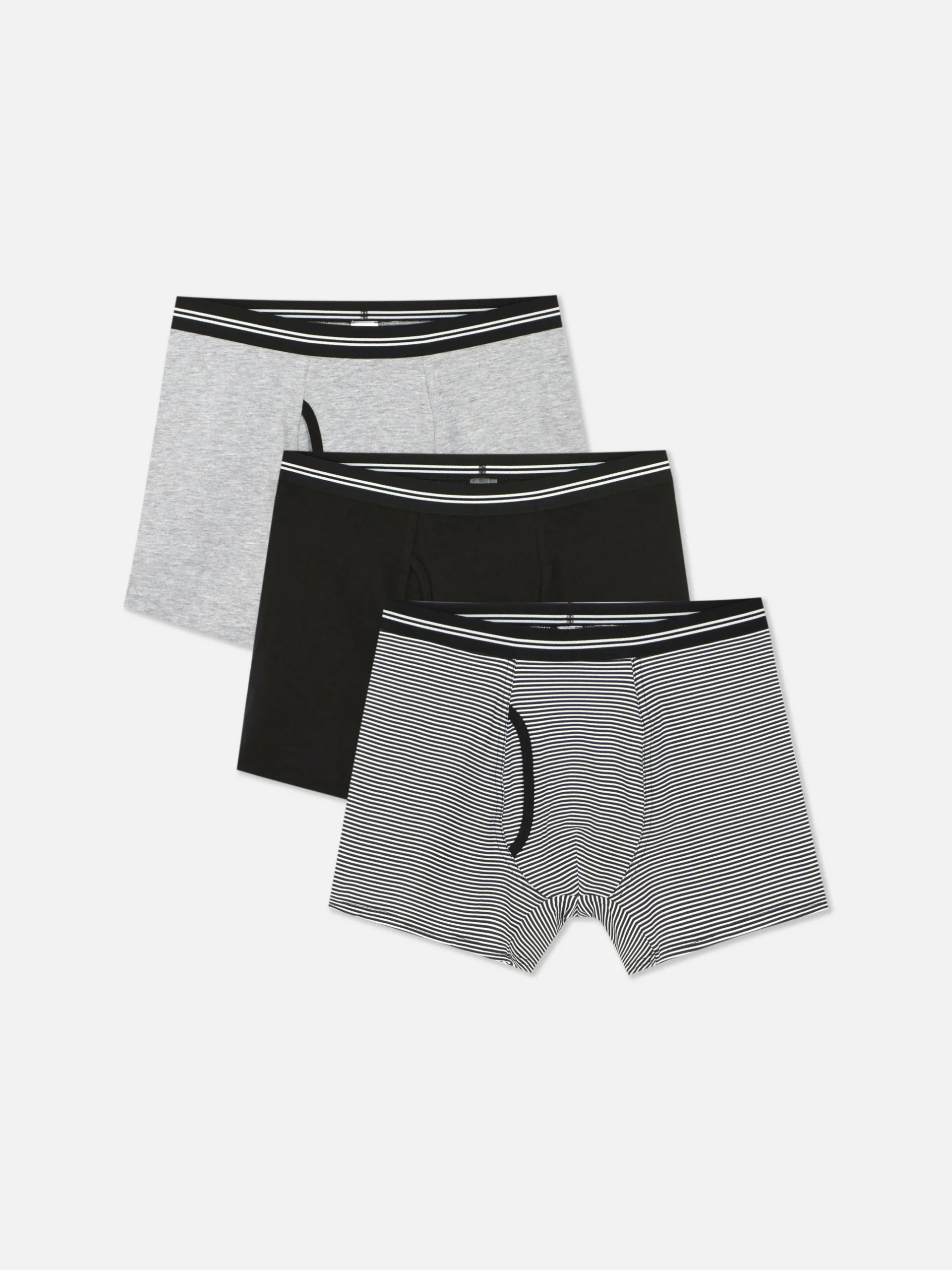 Pack De 3 Calzoncillos Con Cinturilla A Rayas
