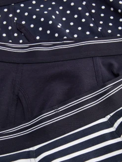 Pack De 3 Calzoncillos De Lunares Y Rayas