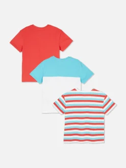 Pack De 3 Camisetas De Manga Corta Surtidas