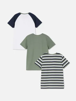 Pack De 3 Camisetas De Manga Corta