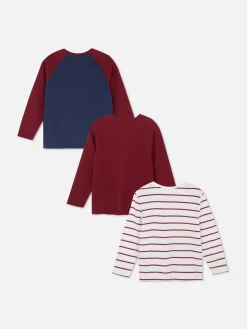 Pack De 3 Camisetas De Manga Larga Surtidas