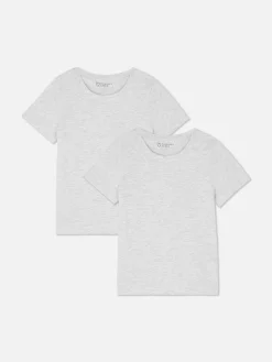 Pack De 2 Camisetas Escolares De Manga Corta