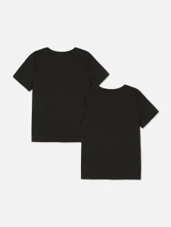 Pack De 2 Camisetas Escolares De Manga Corta