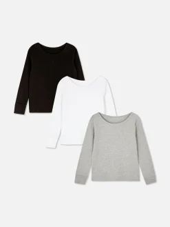 Pack De 3 Camisetas Térmicas De Manga Larga