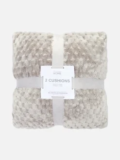 Pack De 2 Cojines Con Textura De Panal De Abejas