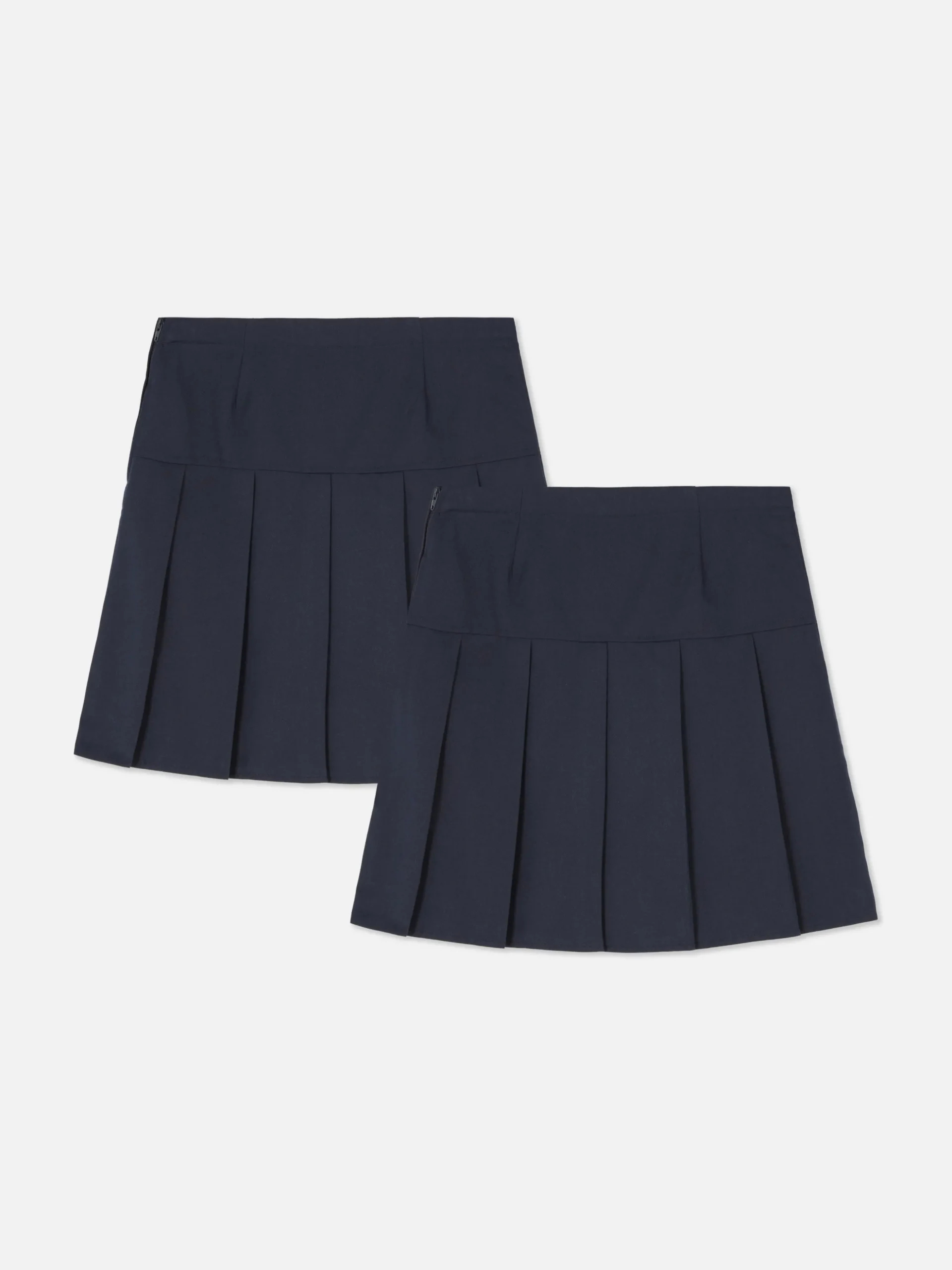 Pack De 2 Faldas Plisadas Escolares Para Niña Mayor