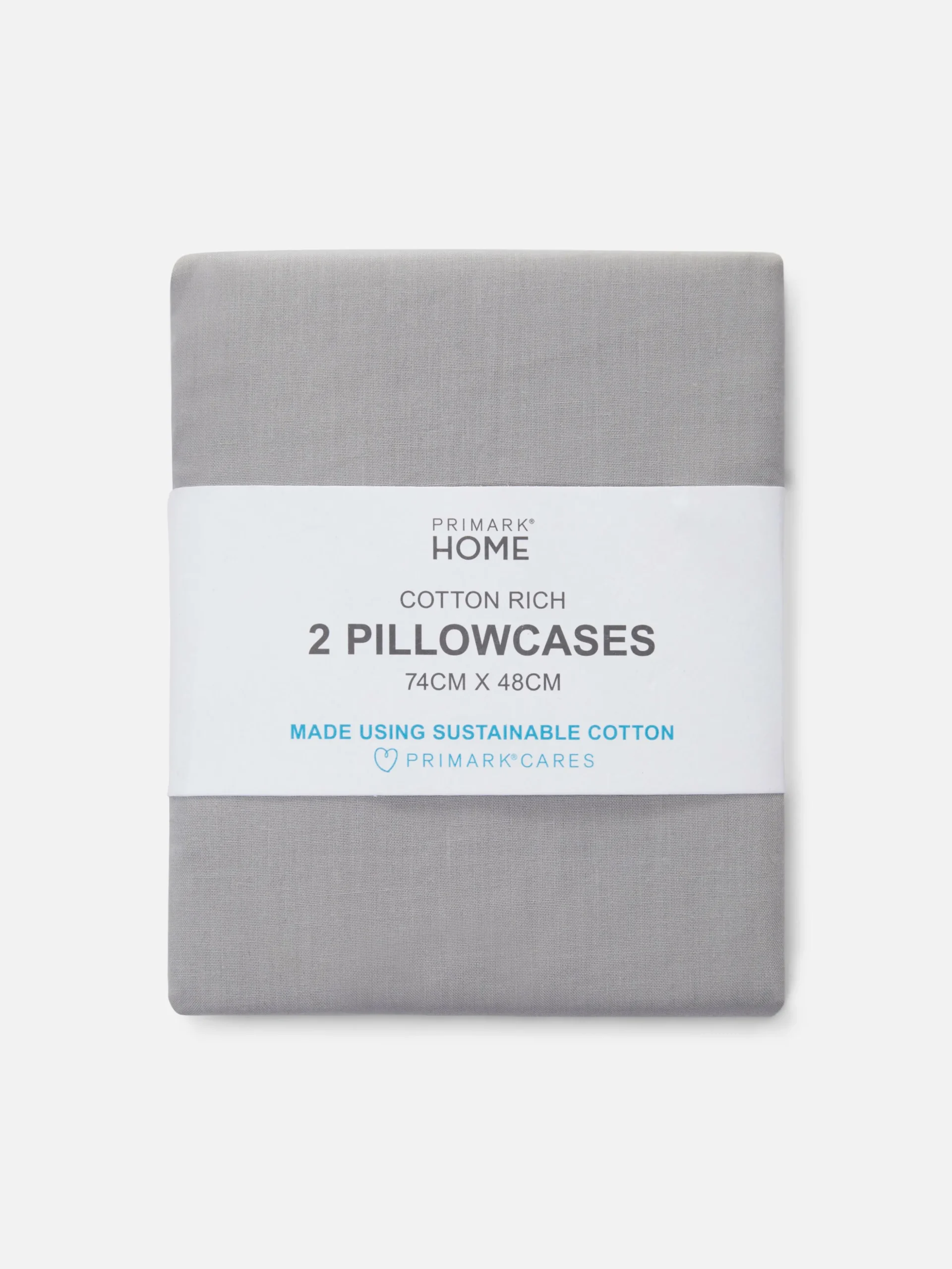 Pack De 2 Fundas De Almohada De Algodón
