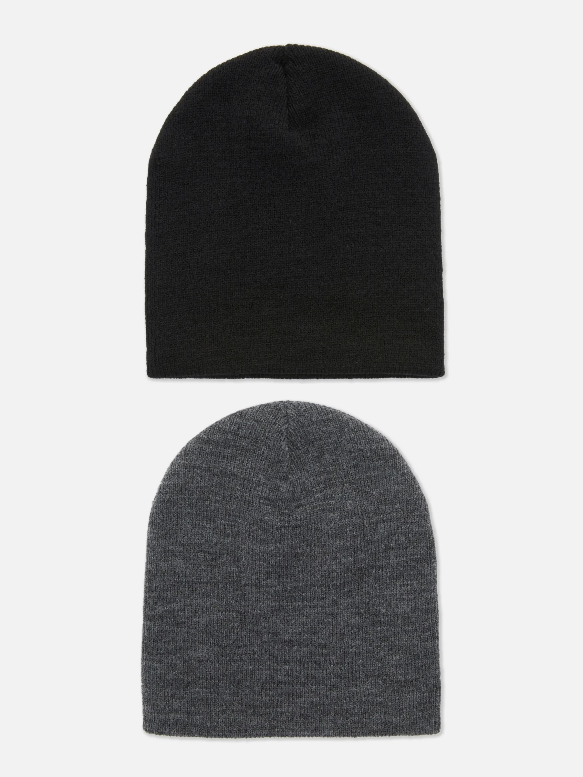 Pack De 2 Gorros De Punto Fino