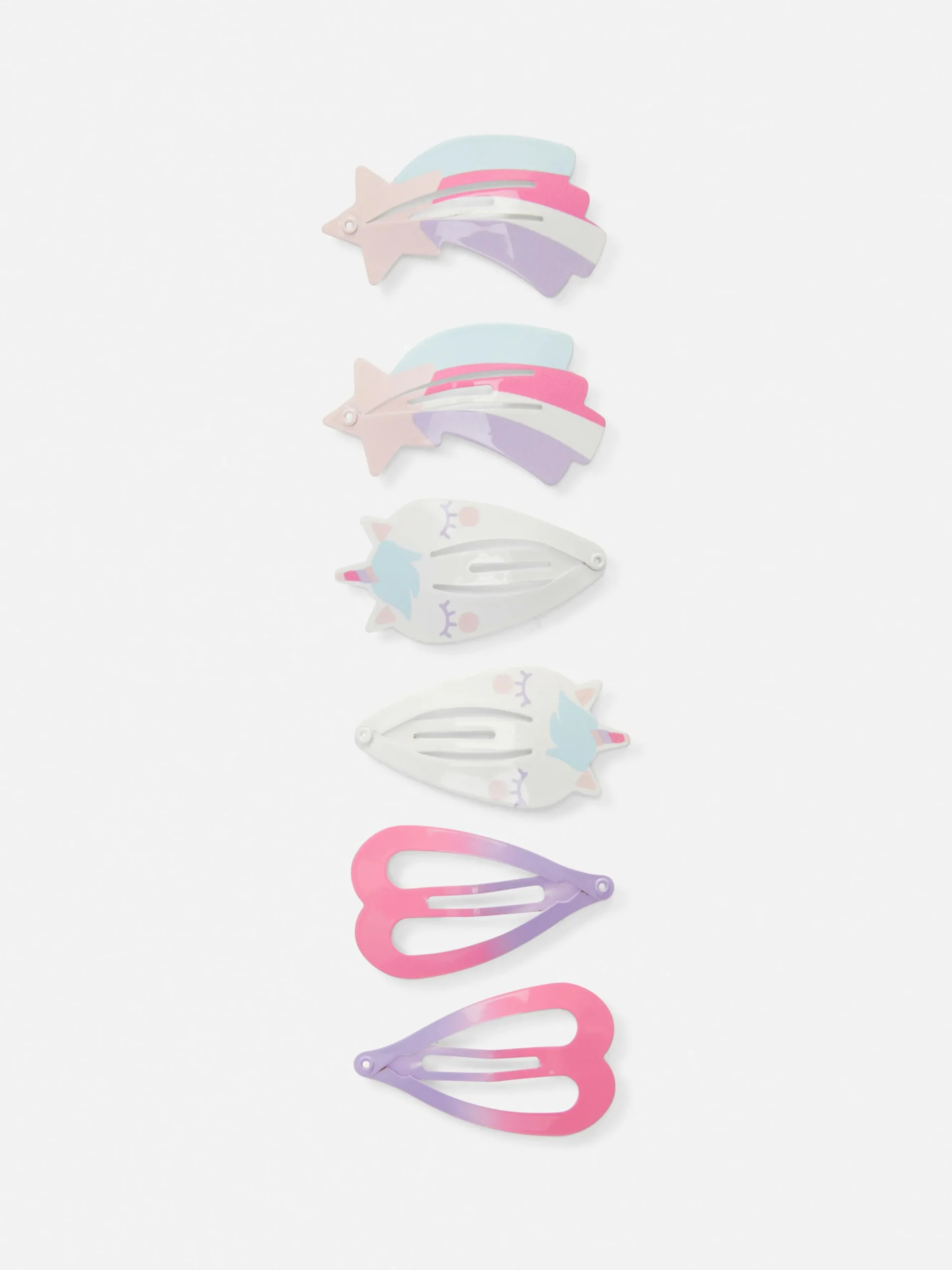 Pack De 6 Horquillas Con Unicornios