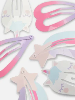 Pack De 6 Horquillas Con Unicornios