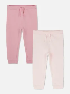 Pack De 2 Joggers Con Bajos Ajustados
